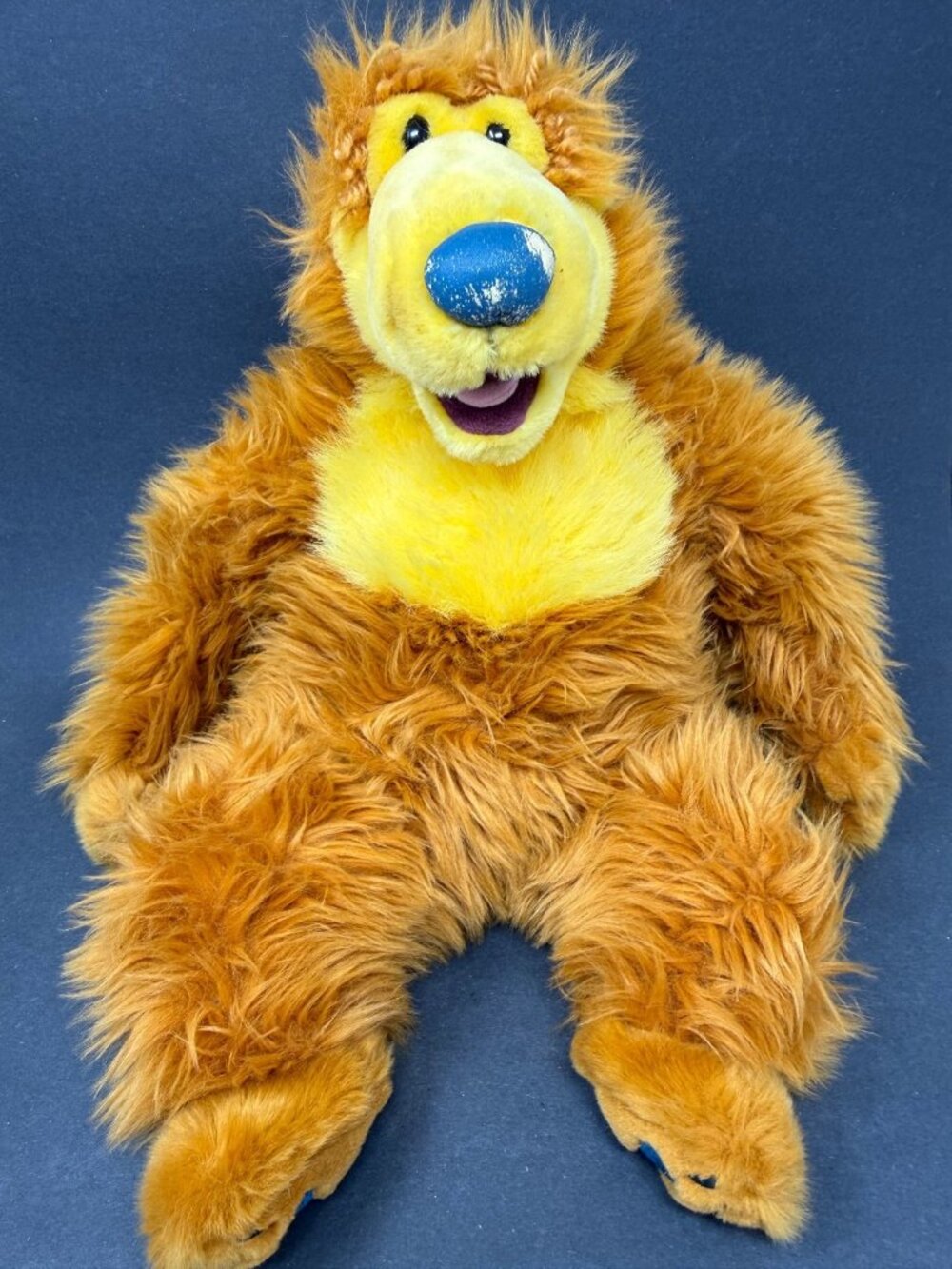 Vtg Bear In The Big Blue House Plush Stuffed Toy 18" Disney Store READ